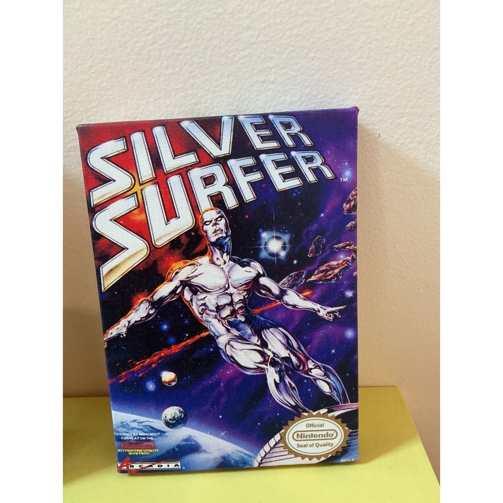 Horror Movie Icons Michael Myers Silver Surfer Canvas Wall Art Set - Picture 6 of 6